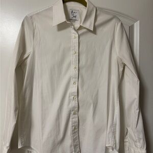 The Shirt by Rochelle Behrens - white, traditional shirt, size L